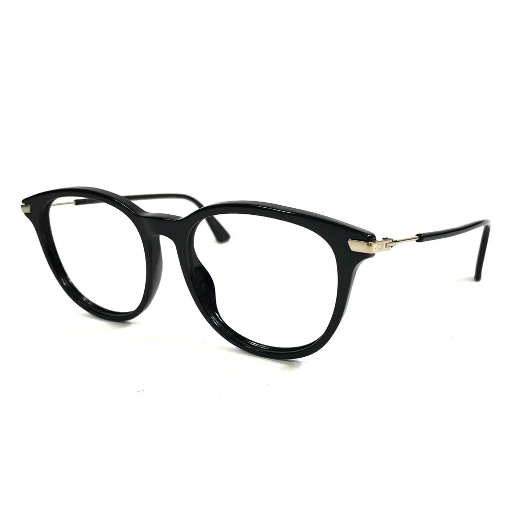 Christian Dior Eyeglasses Frames Dioressencel12 807 Shiny Black Round 50-17-145